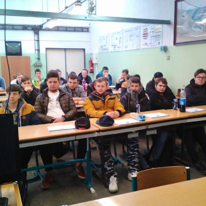 Školení žáků od firmy ARONAX TECHNIC 16. 3. 2018